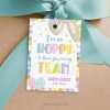 Easter tags that read "I'm so hoppy to have you on my team"