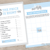 blue elephant baby shower games