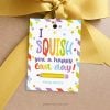 Squish You a Happy Last Day Gift Tag for last day of school class gifts