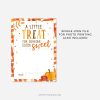 fall gift card holder that reads "a little treat for someone extra sweet"