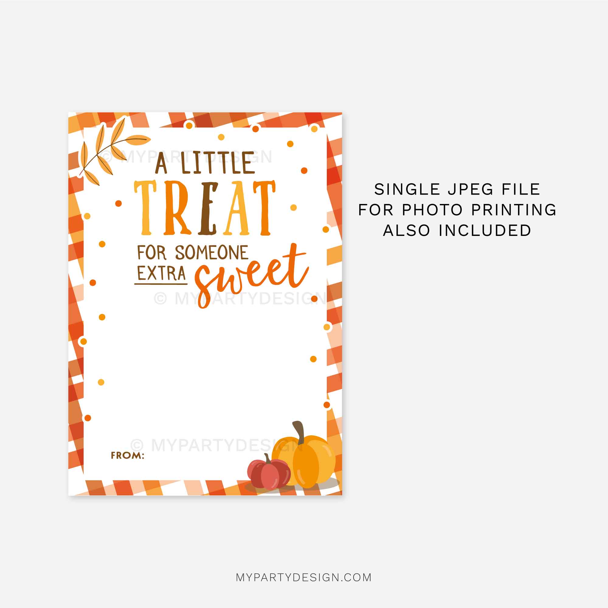 FALL-GIFT-CARD-HOLDER-TREAT-FOR-SOMEONE-SWEET-00C fall gift card holder that reads "a little treat for someone extra sweet"