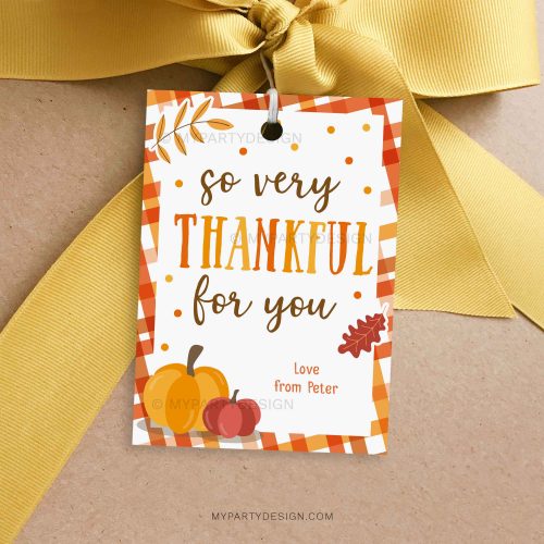 so very thankful for you gift tag for fall or thanksgiving gifts