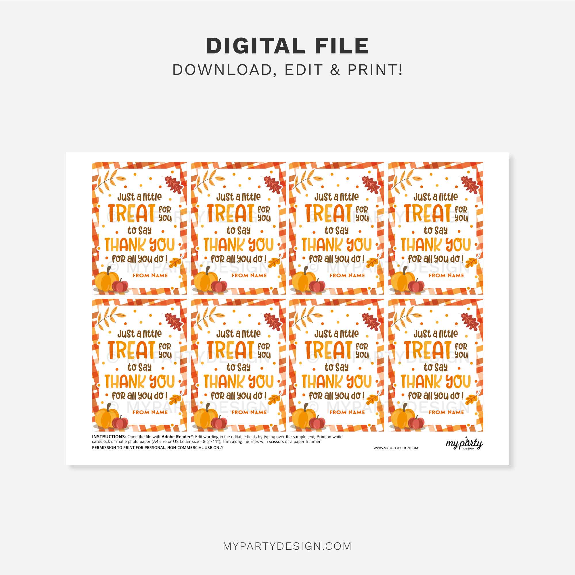FALL-GIFT-TAGS-TREAT-TO-SAY-THANK-YOU-00C printable fall treat to say thank you gift tag for fall appreciation gifts