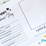 mothers day printable quiz
