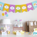 free birthday printables for party decoration