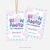 blow away the competition gift tags for dance, cheer or sports team encouragement