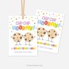 chip chip hooray it's competition day gift tags for good luck gifts