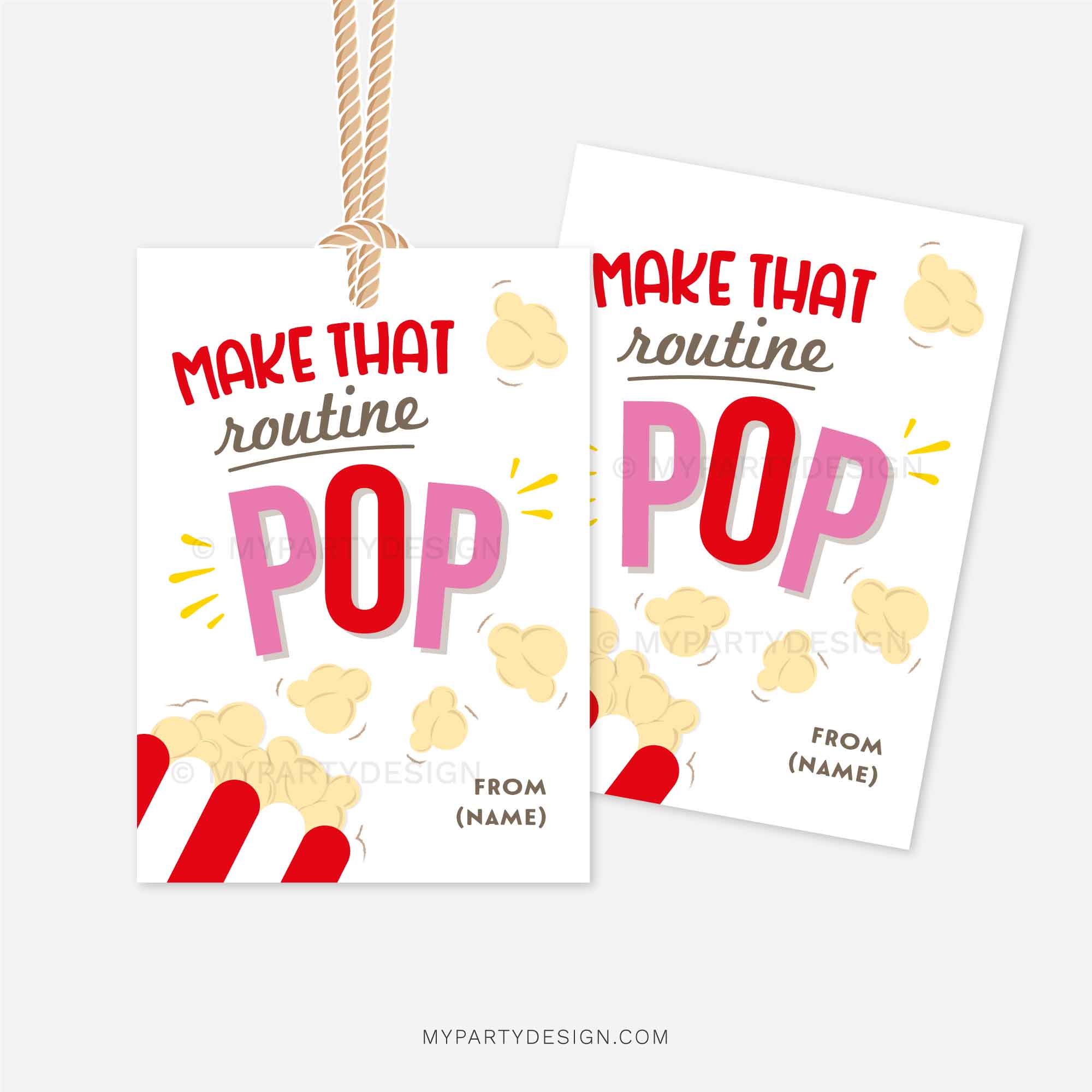 GOOD-LUCK-TAGS-POPCORN-ROUTINE-POP-00B make that routine pop gift tags for cheer popcorn gifts