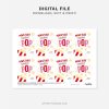 printable routine popcorn gift tag for dance or cheer competition good luck gifts