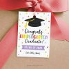 congrats kindergarten graduate tag for kindergarten graduation