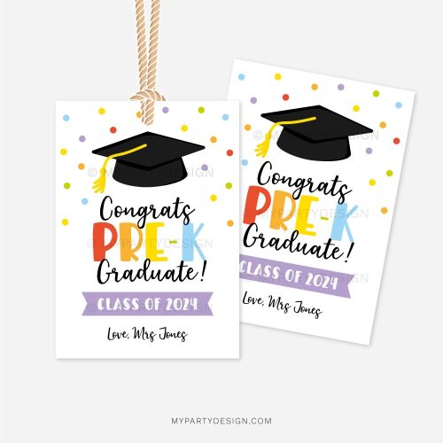 pre-k graduation gift tags for graduate student gifts