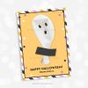 HALLOWEEN-CARDS-GENERIC-ORANGE-00A Halloween balloon gift cards for non-candy class gifts