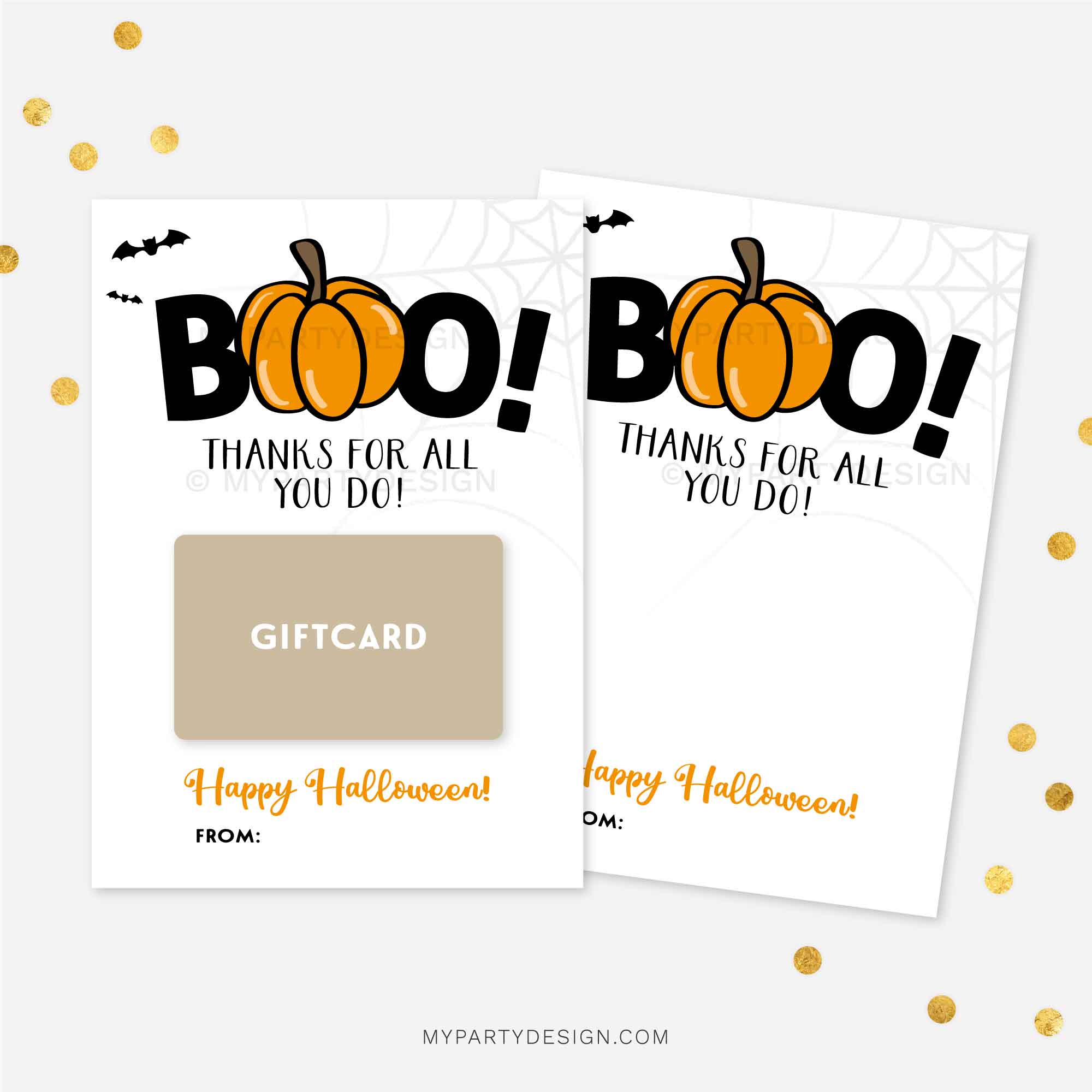 HALLOWEEN-GIFT-CARD-HOLDER-BOO-THANKS-00A boo! thanks for all you do Halloween gift card holder