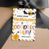 halloween doodles of fun gift tags for halloween class gifts