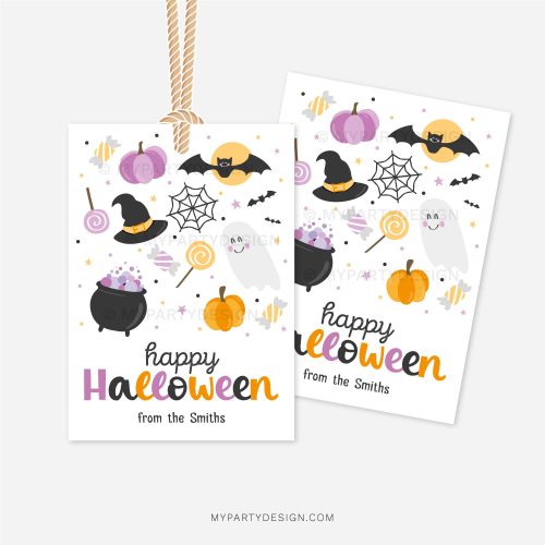happy halloween gift tags for halloween gifts