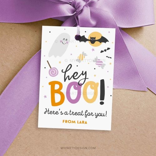 hey boo treat for you halloween gift tag for halloween class gifts
