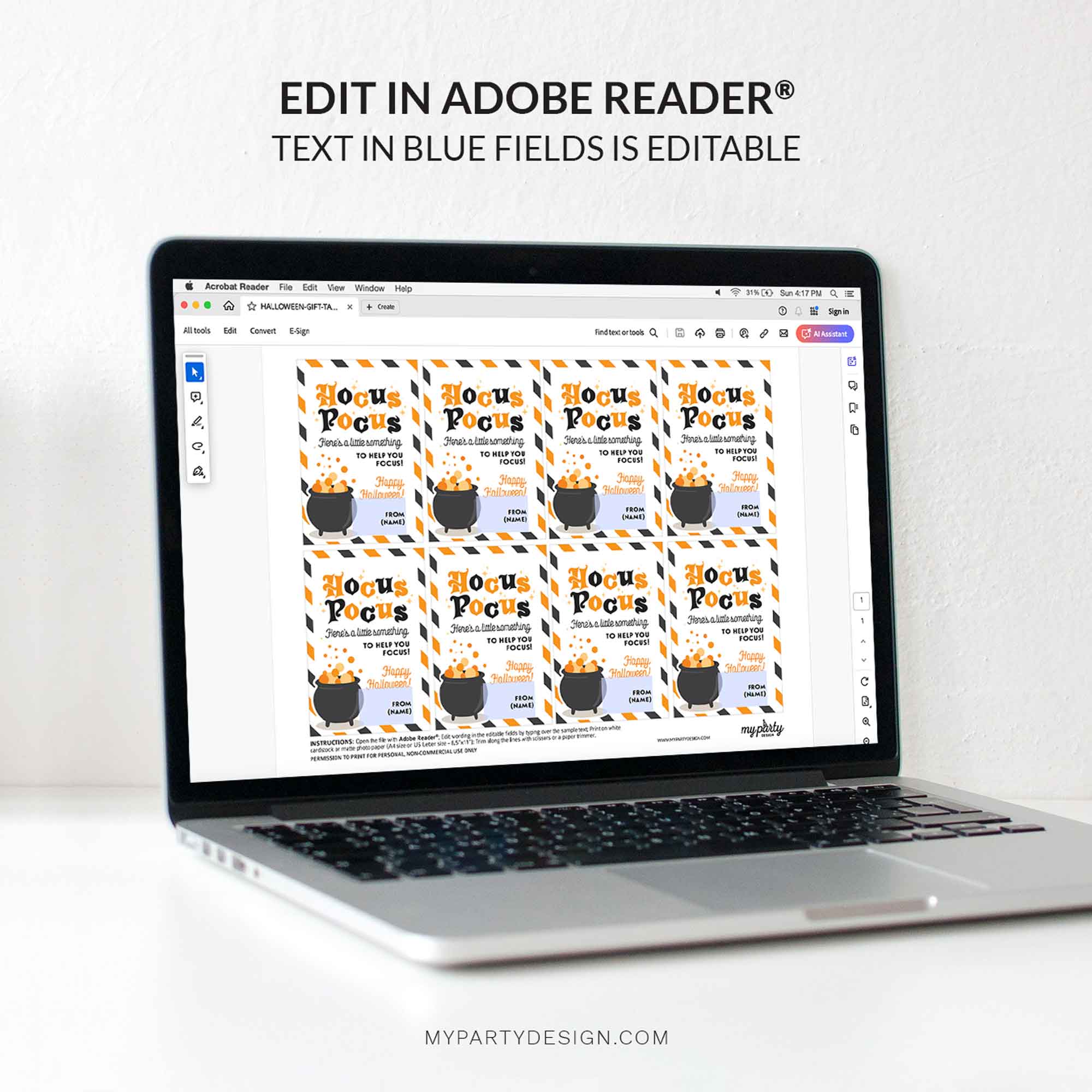 HALLOWEEN-GIFT-TAGS-HOCUS-POCUS-FOCUS-00D editable hocus hocus here's something to help you focus tags template