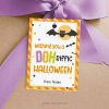 Halloween playdough tags for play dough gifts