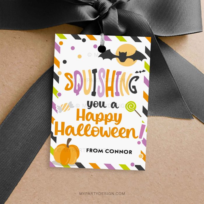squishing you a happy Halloween gif tag for squishy toy class gifts