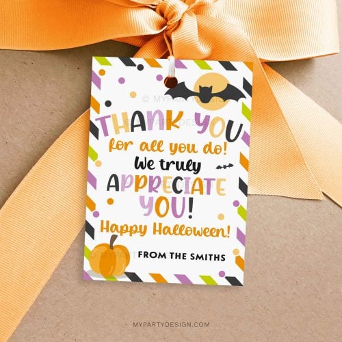 halloween thank you for all you do gift tag for halloween appreciation gifts