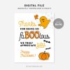 printable thanks for being so faBOOlous sign for halloween appreciation gifts