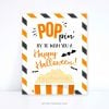 poppin by to wish you a happy halloween sign for popcorn gifts