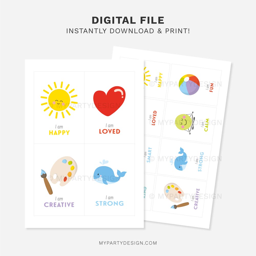 I-AM-AFFIRMATION-CARDS-00D printable I am affirmation cards for kids