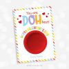 play dough valentines cards for kids