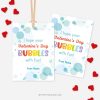 Bubbles Valentines Tags / Cards