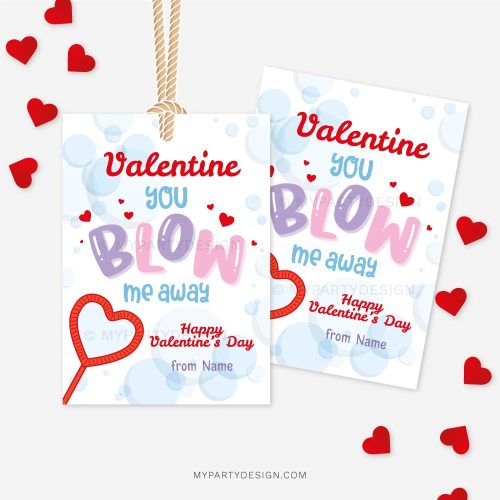 you blow me away valentines tags for bustles gift