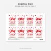 printable I really love having you in my team tags