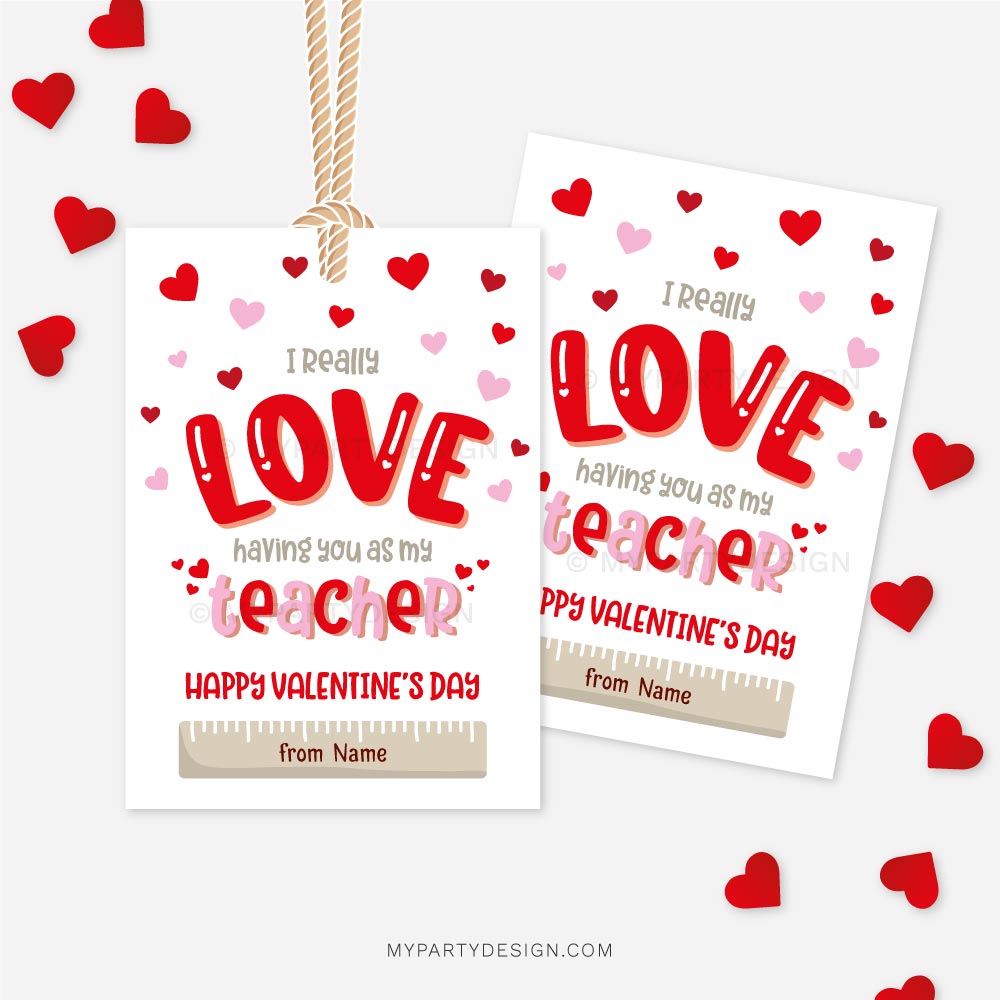 KIDS-VALENTINES-TAGS-LOVE-HAVING-YOU-TEACHER-00B Love having you as my Teacher Valentine's Day tags