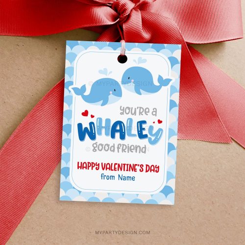 Whaley good friend valentines tags