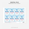 printable whale valentines tags