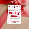 the write friend for me pencil valentines tags