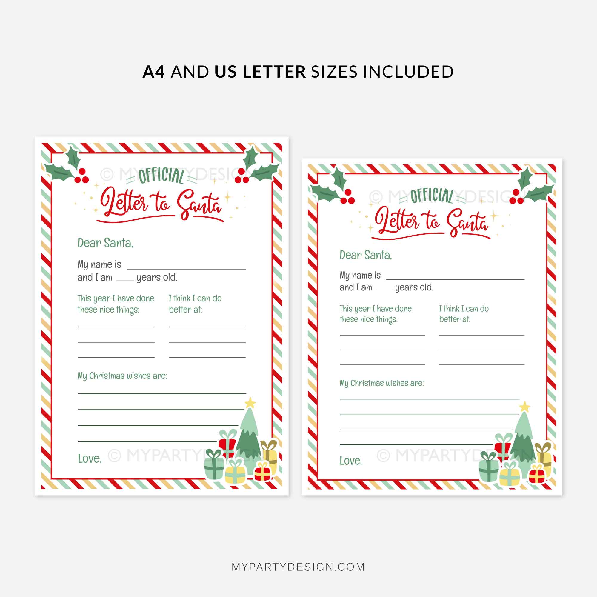 LETTER-TO-SANTA-RED-POSITIVE-00D positive letter to santa printable template in a4 and us letter size for kids christmas wish list