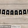 NYE_GOLDBLACK_STRIPES_BANNER-05 black and gold printable banner cheers