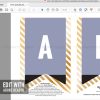 NYE_GOLDBLACK_STRIPES_BANNER-07 black and gold printable banner with editable text