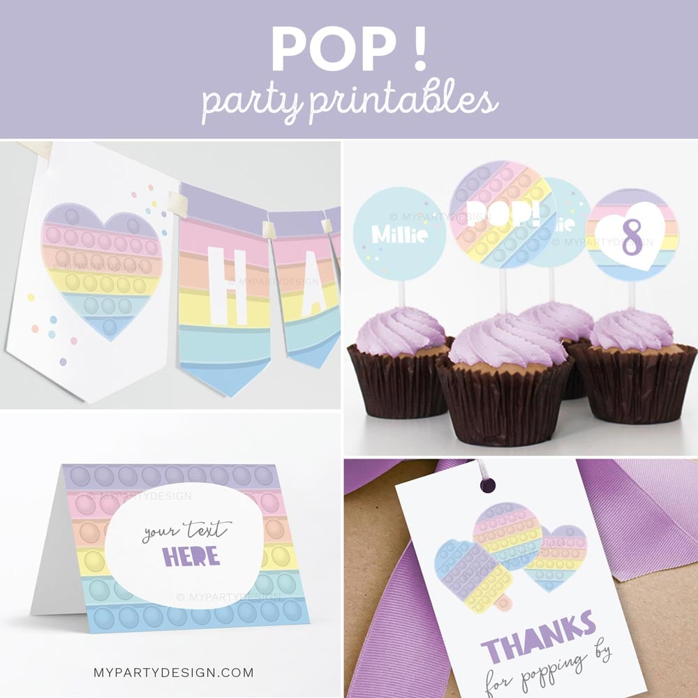 PASTEL-POP-BIRTHDAY-PARTY-PRINTABLES-00A pastel pop party decoration printables