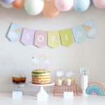 Rainbow Party Decoration Ideas for a Birthday or Baby Shower Party