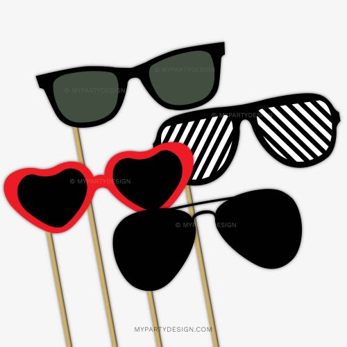 printable sunglasses photobooth props