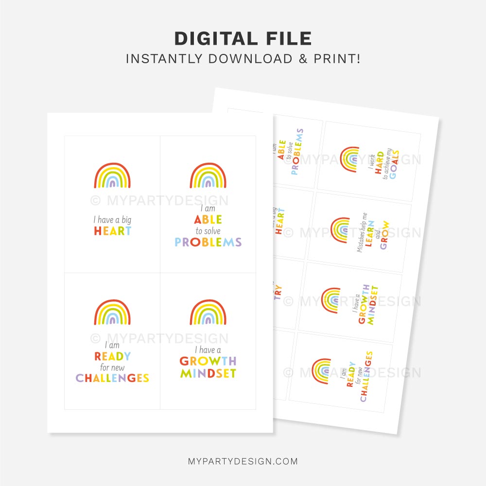 POSITIVE-AFFIRMATION-CARDS-00D printable positive affirmation cards for kids