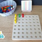 free printable pegboard pattern cards