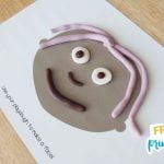 free printable face playdough mats
