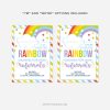 rainbow referral appreciation gift tags for client gifts