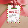 Special Delivery from the North Pole Tags for Santa Gifts