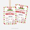 Special Delivery from the North Pole Tag for Santa Gifts