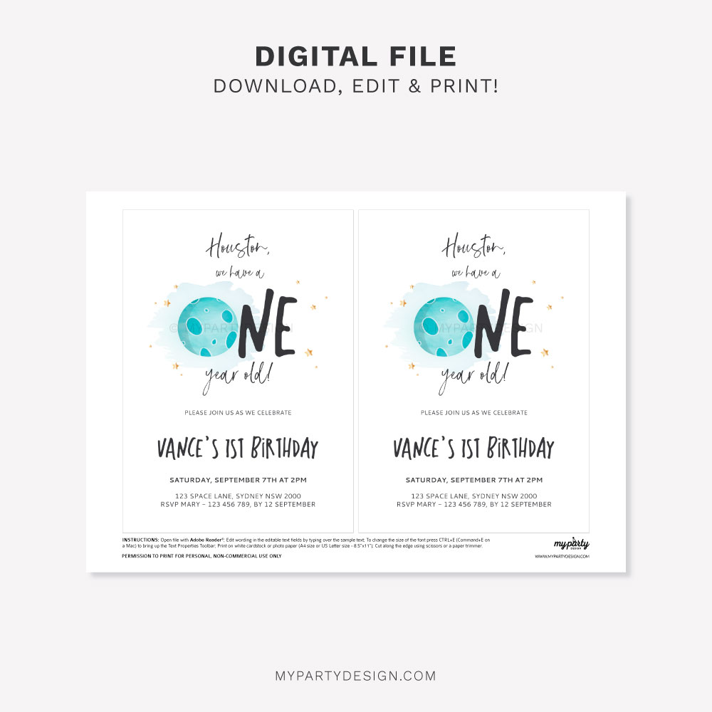 SPACE-PARTY-INVITATION-BDSP2-WHITE-00B printable space first birthday invitation