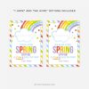 I hope or we hope your spring break is chalk full of fun tags for spring break class gifts