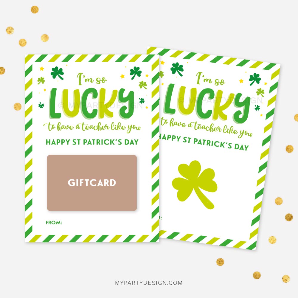 ST-PATRICKS-DAY-GIFT-CARD-HOLDER-LUCKY-TEACHER-00A St Patrick's Day gift card holder for teacher